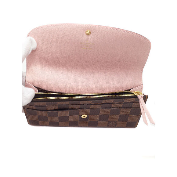 Louis Vuitton Damier Portefeuille Wallet Emily Bifold Long - Picture 3 of 5